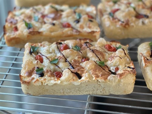 Focaccia - Caprese Bread
