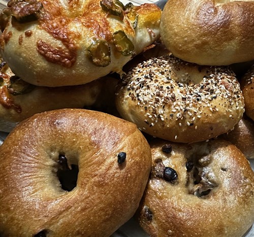Sourdough Bagels