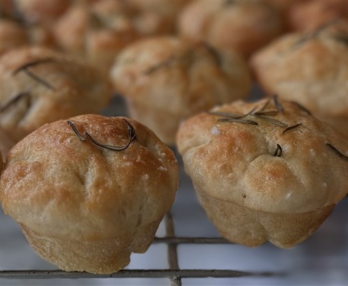 Focaccia - Rosemary Sea Salt Roll 6-packs