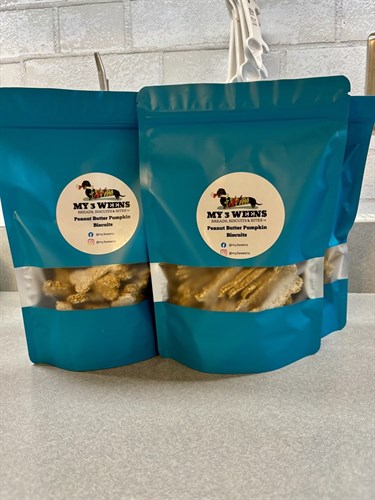 Peanut Butter Pumpkin Biscuits