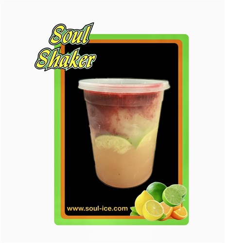 Ginger tea with blackberry fusion