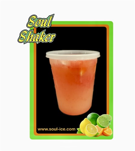 Orangeade with strawberry fusion